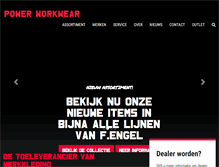 Tablet Screenshot of powerworkwear.nl